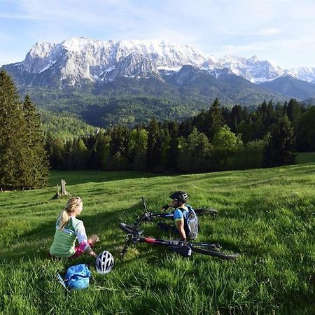 Ferienwohnung Alpenwelt Wallgau Esterno foto